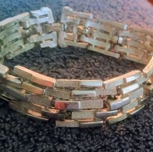 Trifari Silver Link Bracelet